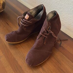 Toms Wedge Bootie